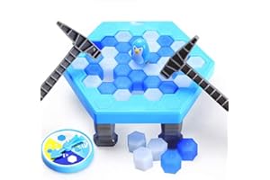 Juego de Pingüinos Hielo,UZSXHJ Penguin Game Penguin Trap,Juego de Trampa de Pingüinos,Juego de Educación Temprana para la Familia, Penguin Trap para Niños de 3 Años en Adelante y Adultos