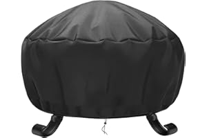 Nomiou Funda Protectora para brasero, Impermeable, Resistente al Viento, Resistente a los Rayos UV, Resistente a la Rotura 600D, Tejido Oxford para Chimenea, Cubierta para Chimenea(80x 50cm