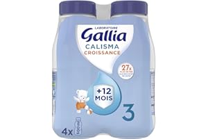 Laboratoire Gallia Calisma - Lait bébé Croissance dès 12 mois 4 x 500 ml