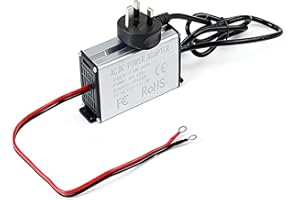 MCGEENEY Diesel Air Heater Power Supply Adapter Power Cord 230V/240V to 12V Transformer Power Converter for 5KW 8KW All-in-One Diesel Heater & Various Heating Uses