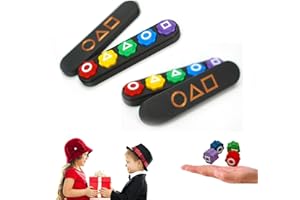 VIMAZ Gonggi Game,5pcs Gonggi Korean Game,Gongi Jack Stones Game,Korean Traditional Gong Gi Game Play for Squid Tv Fans and Kids (2 Set)
