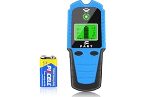 AQUOTA Stud Finder Wall Scanner with LCD Display & Audio Alert – 5-in-1 Detects Wood, Metal, AC Wires, Pipes, Joists – Wall Detector for Home DIY & Professional Use