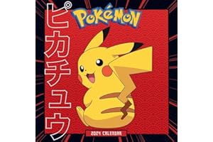 DANILO PROMOTIONS LTD Pokémon 2024 – Wandkalender: Original Danilo-Kalender [Mehrsprachig] [Kalender] (Wall-Kalender)