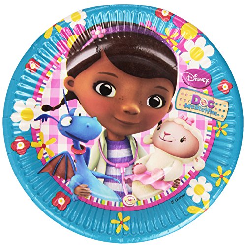 Preisvergleich Produktbild 20 cm Disney Doc McStuffins Pappteller, 8 Stück