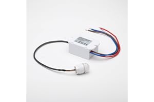 YOUNLEN Mini PIR Sensor Indoor,pir light switch,Detection range 8m/360°,built-in motion detector 220V,Outdoor wall lights with sensor(1 Pc)