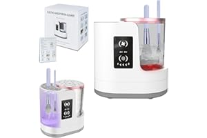 FormiPow Automatischer Makeup Pinselreiniger & Trockner, 3 in 1 Elektrischer Pinselreiniger, Electric Make up Brush Cleaner pinsel Machine, Reinigung 5 min Automatischer Stop, Befreien Sie Ihre Hände