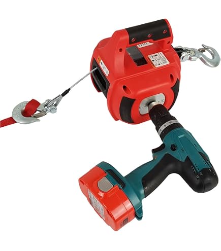 Treuil électrique Dragon Winch 16000 Lbs (7257 Kg) 24V - Avec Câble Synthétique 21m Et Télécommande Sans Fil, Pour Camions Et Véhicules Lourds