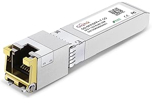 GIQITCK 10GBASE-T SFP+ RJ45 Transceiver, 1.25G/2.5G/5G/10G SFP+ a RJ45 Copper Module for Cisco SFP-10G-T-S, Ubiquiti UniFi UF-RJ45-10G, Netgear, D-Link, Supermicro, TP-Link, Meraki, Linksys, up to 30m