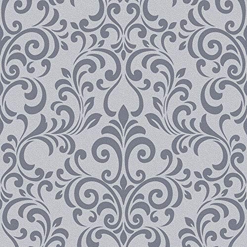 Preisvergleich Produktbild Lipsy London Luxe-Damast-Tapete (144804) Anthrazit