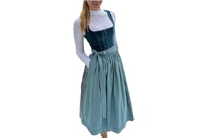 Foweknow Dirndl Damen Dirndelkleider Oktoberfest Damen Outfit Dirndl Midi Dirndl Lang Grosse Grössen Dirndlbluse Oktoberfest Kostüm Vintage Elegante Partykleid Cocktailkleid Abendkleid
