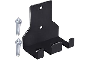 Gatuida Supporto da parete per bilancieri, doppio scaffale per bilanciere per risparmiare spazio, palestra e uso domestico con materiale di montaggio