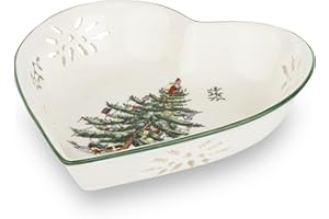 Spode Plat cœur percées, Céramique, Multicolore