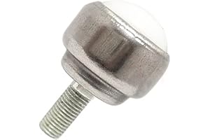 Gonnely Ruote Girevoli, 10 Pezzi Ruote in Gomma PU Girevoli a Sfera, Accessori per Gambe di Mobili (Nylon Ball)