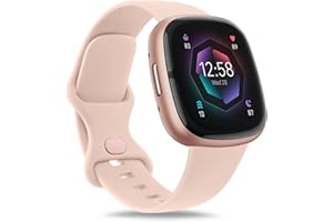 Demark Strap for Fitbit Versa 4/ Versa 3 Straps for Women Men/Fitbit Sense/Sense 2 Strap, Soft Sport Watch Strap Replacement Wristbands for Fitbit Versa 4/Versa 3/Fitbit Sense/Sense 2