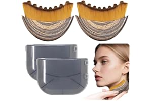 NICOONIU New Lymphatic Contour Face Brush,2pcs Lymphatic Drainage Massager for Face,Ergonomically Designed to Fit The Skin Precisely and Relieve Fatigue