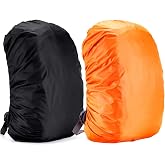 Yogopro Waterproof Cover for Backpack, 2 x Rain Rucksack Covers, 30 &ndash; 65 L, Bag Cover, Rain Protector for Camping, Hiking, Hi