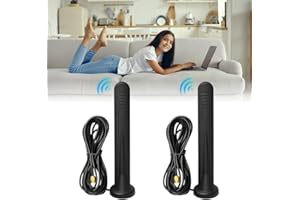 EBKCQ 5G LTE Antenne 4G Signalverstärker, 2 Stück 4G 5G LTE Antenne, 12DBi 600-6000mhz Wasserdicht Antennenverstärker SMA TS9 LTE Antenne für Indoor Outdoor 3G 4G 5G GPRS GSM WLAN Router