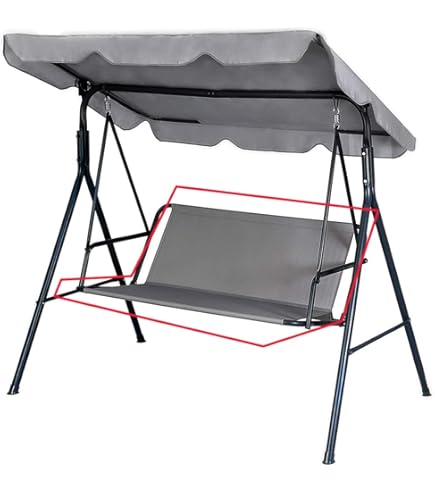 Kaxenig Schaukel Sitzbezug - Wasserdicht, Abnehmbar Für Hollywoodschaukel