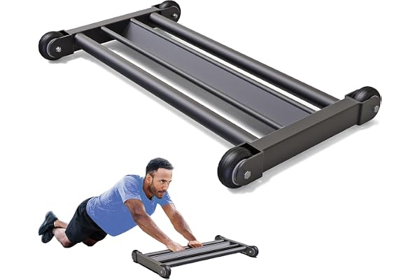 Glider med glute skinka och multifunktionell hamstringsrulle med släta hjul, V-stång för hamstring-lockar, magglidare träning
