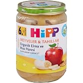 HiPP Organik Elma ve Muz P&uuml;resi 190 gr