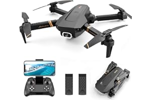 4DRC 1080P HD Drone con Telecamera per Principianti, WiFi FPV 2.4Ghz, Funzione di Hovering, Un Pulsante Decollo e Atterraggio, G-sensore, Capovolgimento 3D,Volo Circolare, Adatto ai Principianti