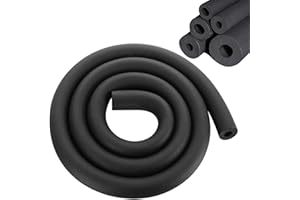 OWDFF Tubo Isolante in Schiuma per Tubi 16mm Isolamento Tubi In Schiuma 1.8m Isolante Per Tubature Dell'Acqua Nero Impermeabile e Altamente Elastico Utilizzato nei Condizionatori Canalizzati (Ø16mm)
