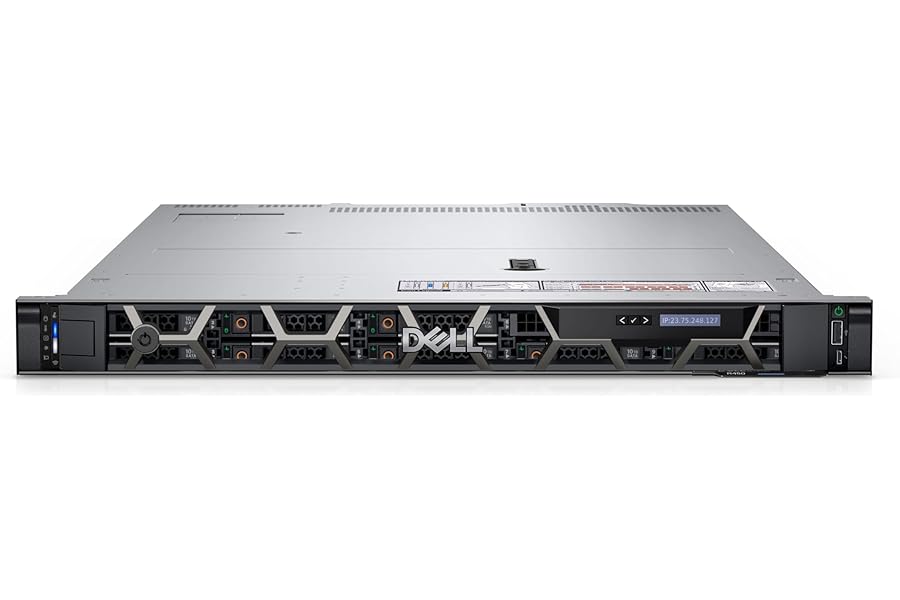 Dell PowerEdge R450 1U Rackmount Server – Xeon 4314 (16 Core), 3x 960GB SSD, BOSS Controller (2x 480GB SSD), 128GB RDIMM, 2x10GbE & 1GbE, Perc H755 SAS, 2.5 Chassis, 2x700W PSU, No OS (New)(Renewed)
