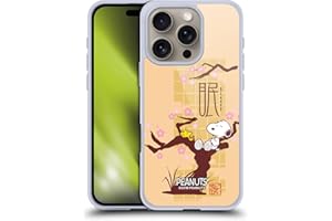 Head Case Designs Licenza Ufficiale Peanuts Assonnato Snoopy Orientale Custodia in Gel [Protezione di Grado Militare] Compatibile con Apple iPhone 16 PRO E Compatibile con MagSafe