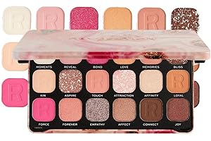REVOLUTION BEAUTY LONDON Makeup Revolution | Paleta de sombras de ojos Forever Flawless | Affinity | 18 sombras | 19,8 g, en Polvo