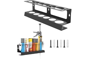 Ruwshuuk Caulk Tube Hållare, Grease Tube Rack | Handtätningsrörstativ,Garage arbetsplats tätningsmedel Organizer med horisont