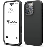 Babilden iPhone Kılıf İnce Sıvı Silikon 3 Katmanlı Tam Kaplamalı Yumuşak Jel Kau&ccedil;uk Kılıf Kapak (Siyah, iPhone 16 Pro)