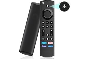 XTVTX Telecomando vocale di ricambio (4a Gen),Telecomando di ricambio con funzione vocale Adatto per Smart TV Stick 2a generazione e 3a generazione,Adatto per Smart TV Cube 1a generazione e 2a generazione