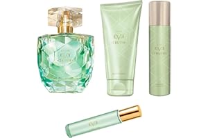 AVONCOMPANY Avon Eve Truth Duftset 4 Teile Eau de Parfum 50ml + Bodylotion 150ml + Körperspray 75ml + Taschenspray 10ml für Damen