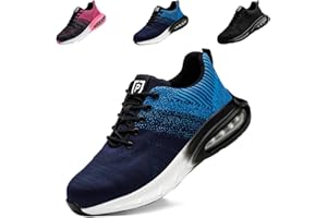 HAIMAYEE Sicherheitsschuhe Arbeitsschuhe Herren Damen Leicht Arbeit Schuhe mit Stahlkappe Sommer Frauen Sportlich Schutzschuhe Turnschuhe Sicherheit Sneaker Shoes