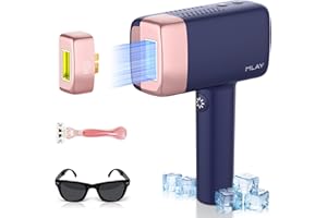 MLAY Laser Hair Removal Device with 0.5 s/Flash, Max 20J Energy Ice Cooling System for Painless & Long Lasting Hair Removal, IPL Hair Removal Device with Auto Flash for Men Women for Bikini, Face, Body
