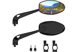 RAOOT 2 Specchietti per Bicicletta | Specchietto Bici Elettrica Sinistra e Destra | Ampio Campo Visivo HD | Specchio Convesso per Bicicletta | Accessori Bici