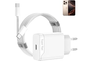 BERLS Cargador para iPhone 15, 16, 16 Pro, 16 Pro MAX, 16 Plus, 15 Pro, 15 Pro MAX, 15 Plus, iPad Pro, iPad Air, 25W Cargador Carga Rapida Tipo C