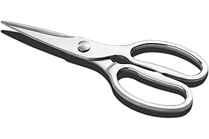 PLYS Tijeras de Cocina Afiladas de Acero Inoxidable: Multiusos, Aptas Para Lavavajillas, Tijeras Para Aves, Tijeras DoméSticas, Adecuadas Para Pollo, Verduras, Hierbas, Carne