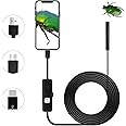 QiCheng&LYS 20201023 QiCheng & LYS Endoscope for Android, USB Endoscope 5.5mm for Android Mobile Phone Tablet PC Desktop Computer,Mobile endoscope (5m)
