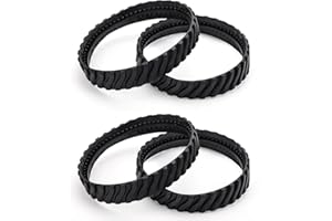 Gosknor Paquete 4 Orugas de Repuesto Limpiafondos para Zodiac MX6 MX8 Elite, R0526100 Correas de Goma Resistentes para Ruedas Piscina