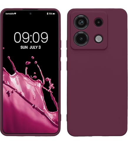 Kwmobile Case Compatible With Xiaomi Redmi Note 13 Pro 5G / Redmi Note 13 Pro Plus 5G Case - Soft Slim Protective TPU Silicone Cover - Blueberry - View #7