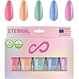 Eternal Pastel Nail Polish Sets for Women (CANDY PASTELS) - Pastel Nail Polish Set for Girls - Long Lasting & Quick Dry Nail Polish Set for Home DIY Manicure Pedicure - Made in USA, 13.5mL (Set of 5)