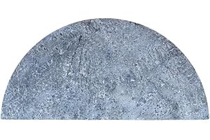 KamadoJoe KJ-HCGSSTONE, Halbmond Speckstein Kochfläche Grillzubehör Kompatibel mit Kamado Joe Classic I, II, III, Grau