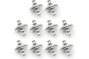 TAFACE 10 paia di bottoni magnetici per tende, fermagli magnetici, fermagli per tende da doccia rimovibili, adatti per tende, tende da doccia, tovaglie (17 mm).