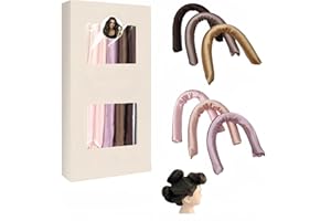 Ymoryiyi Heatless Curls Band, Neu Lockenwickler über Nacht 6 Stück, Locken Ohne Hitze Overnight Curls für Mittleres Langes Haar Overnight Blowout