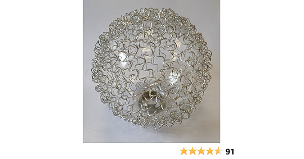 Lampenglas 6452 Ersatzschirm Schirm Glas Lampenschirm Ersatzglas Fur Pendelleuchte Drahtkugel Kugelglas Amazon De Beleuchtung 
