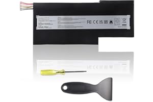 OPAHUTER BTY-M6K Laptop Battery for MSI Stealth Pro GF63 GF65 GF75 GS63VR GS73VR 7RG 7RG-005 Thin 8RB 8RC 8RD 8RD-031TH 8RC 8RF 8SC 8RX 9SC 9SCXR Thin WS63 8SK WP65 WF65 WF75 MS-17B4 MS-16W1 MS-16R1 MS-16K3