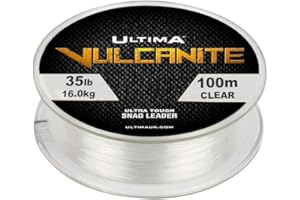 ultima Vulcanite Ligne de Pêche Snag Leader-Bobine de 100m pour Hommes