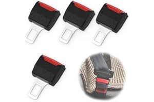 DEFGNOP Cinture di Sicurezza per Auto, 4 Pezzi Attacchi Gancio Cintura Sicurezza Auto Ricambi, Adatto Alla Maggior Parte Delle Auto