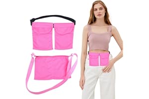 NANGILO 2 PCS Drain Holder After Tummy Tuck with 3 Pouch,Mastectomy Prosthesis Supplies,Adjustable Tummy Tuck Recovery Must Haves,for Bilateral Mastectomy/Reduction Surgery Accessories (Rose Red)